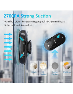Robot Limpiador de Ventanas Mamibot W110-P con Spray Automático 2