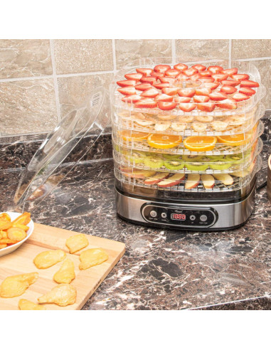Deshidratador de Alimentos Rosewill RHFD-19001, 5 Bandejas, 350W