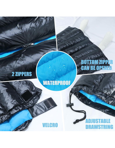 Saco de dormir doble Tuphen TP-YRSD XL 189.9x72 cm impermeable
