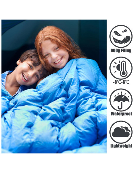 Saco de dormir doble Tuphen TP-YRSD XL 189.9x72 cm impermeable