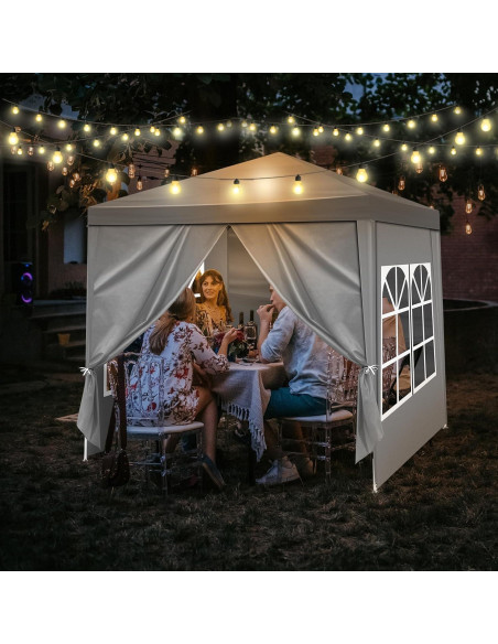 Carpa de Fiesta Impermeable Outvita 2m x 2m con Paredes