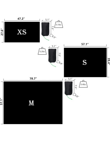 Toldo Impermeable Wind Tour 120x70 cm para Camping y Picnic