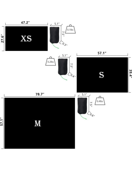 Toldo Impermeable Wind Tour 120x70 cm para Camping y Picnic