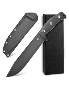 Cuchillo Fijo Sitivien ST12 Plus Acero Sleipner 20.8 cm Negro