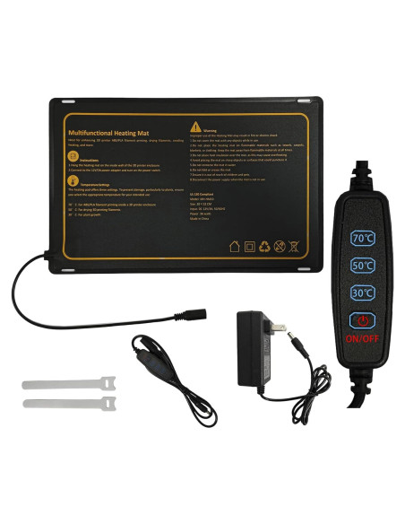 Almohadilla de Calor Hocenway 20x32cm 12V 36W Control Temperatura