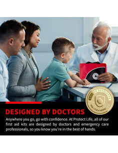 Kit de Primeros Auxilios Protect Life 160 Piezas para Camping 2