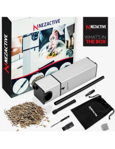 Ahumador de Comida y Bebidas NEZACTIVE - Pistola de Humo 2 en 1 2