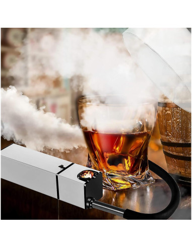 Ahumador de Comida y Bebidas NEZACTIVE - Pistola de Humo 2 en 1