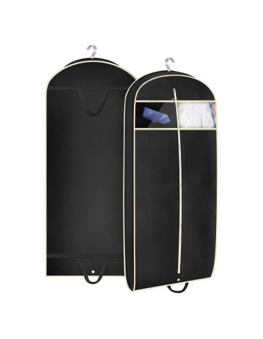 Bolsa de Viaje MISSLO 109cm Negra con Cremallera y Bolsillo