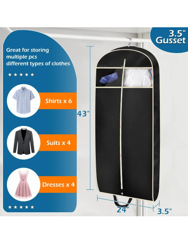 Bolsa de Viaje MISSLO 109cm Negra con Cremallera y Bolsillo