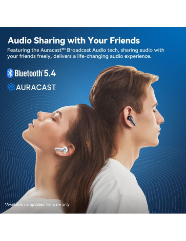 Auriculares Inalámbricos EarFun Air Pro 4 con ANC y 52H