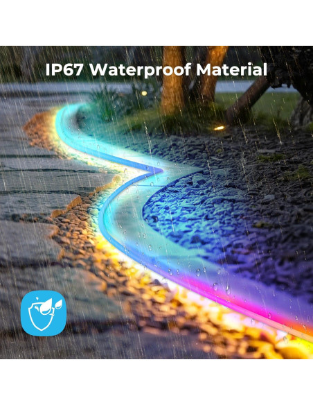 Luces de Neón LED 20FT ANDOHAI RGB Control Remoto App Luces de Neón LED 20FT ANDOHAI RGB Control Remoto App