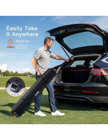 Carpa Plegable AMADA 3x3m con Paredes Laterales, Blanca