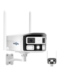 Cámara de Seguridad Inalámbrica Hiseeu 4MP Doble Lente 180
