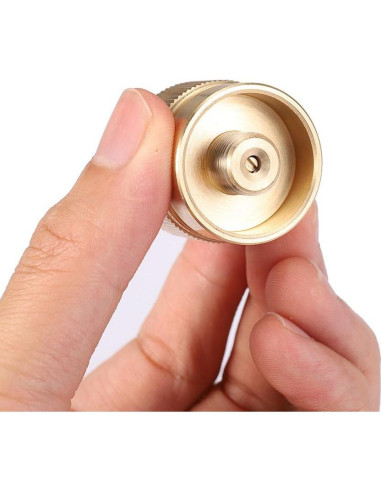 Adaptador de Estufa Camping Kbrotech Válvula Lindal 1LB