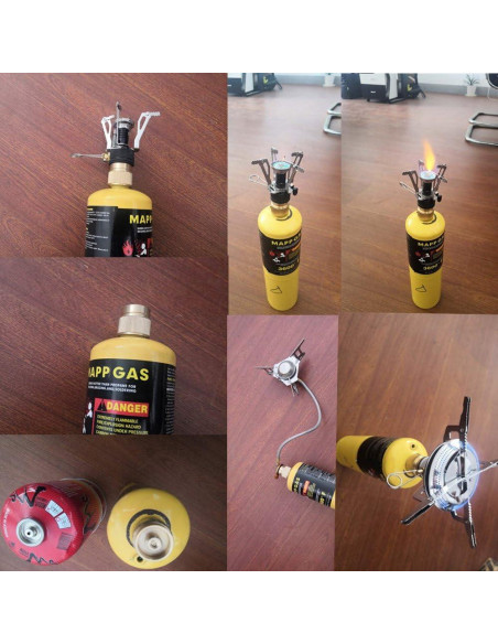 Adaptador de Estufa Camping Kbrotech Válvula Lindal 1LB