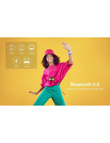 Altavoz Inalámbrico Bluetooth Mini Retro Migear 6W FM