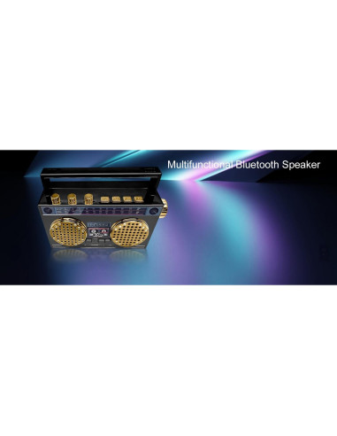 Altavoz Inalámbrico Bluetooth Mini Retro Migear 6W FM