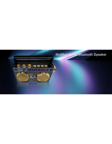 Altavoz Inalámbrico Bluetooth Mini Retro Migear 6W FM