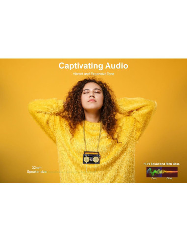 Altavoz Inalámbrico Bluetooth Mini Retro Migear 6W FM