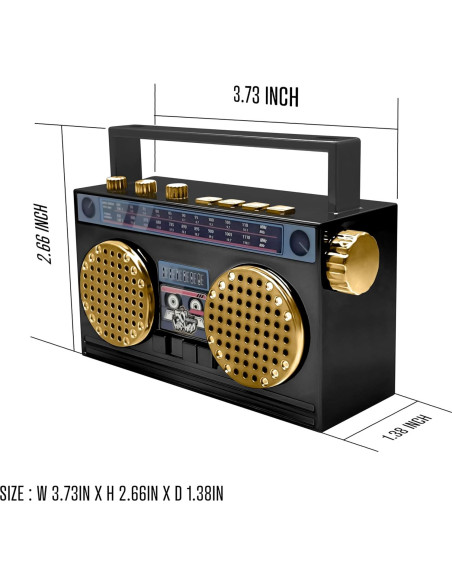 Altavoz Inalámbrico Bluetooth Mini Retro Migear 6W FM