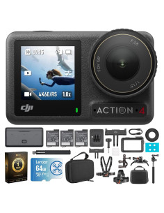 Cámara de Acción DJI Osmo Action 4 Combo Aventura 4K 1.67kg