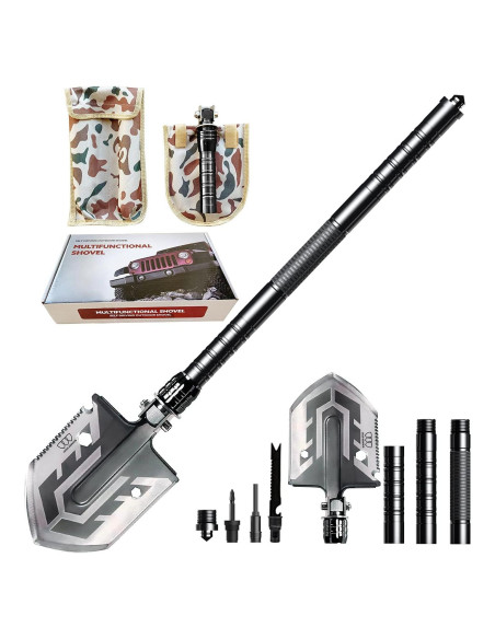 Pala de Camping Gold Armour Plegable Multifuncional 0.88kg Pala de Camping Gold Armour Plegable Multifuncional 0.88kg