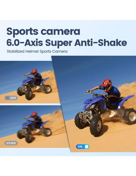 Cámara de Acción Camlance Q60 4K 60FPS 48MP Impermeable 15M Cámara de Acción Camlance Q60 4K 60FPS 48MP Impermeable 15M