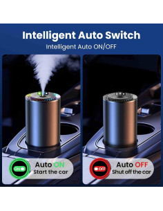 Difusor de Auto Inteligente Toretark 50ml con Luz Estrellada 2