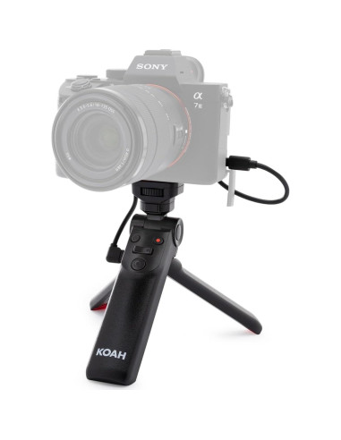 Combo Micrófono Inalámbrico Hollyland Lark M2S + Luz LED Zhiyun FIVERAY M40 + Agarre Koah + Estuche Maxell