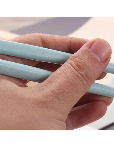 Set de Palillos de Acero Inoxidable AQuS 4 Pares Multicolor