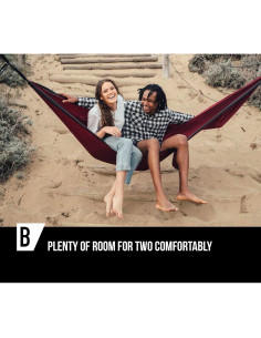 Hamaca Doble Bear Butt para 2 Personas - 3.05m x 1.83m - Camping 2