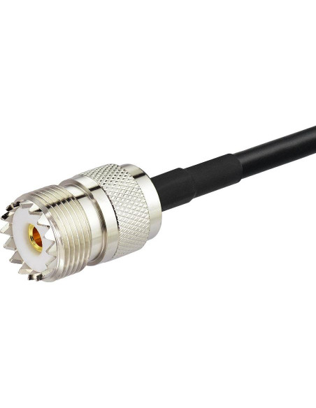 Adaptador Antena SMA Femenino a UHF SO239 30cm Bingfu