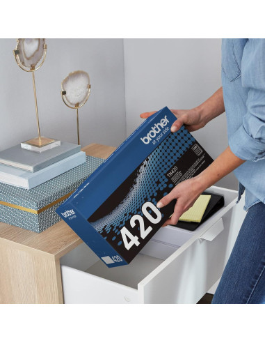 Cartucho de Tóner Láser Negro Brother TN420 - 1200 Páginas