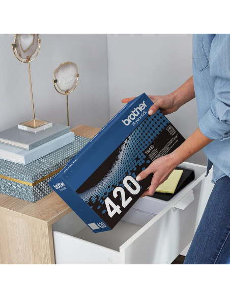 Cartucho de Tóner Láser Negro Brother TN420 - 1200 Páginas