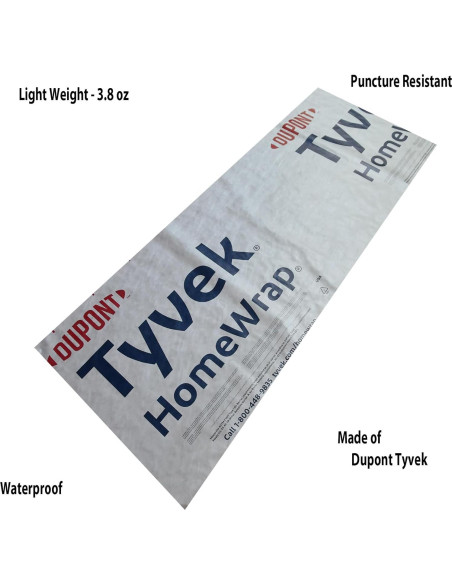 Tarp de Camping Ultraligero Modern Grizzly 90.7g 3x5 pies Tyvek