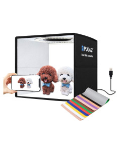 Caja de Luz Fotográfica PULUZ 25cm con LED y 12 Fondos