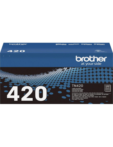 Cartucho de Tóner Láser Negro Brother TN420 - 1200 Páginas