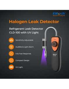 Detector de Fugas de Refrigerante Elitech CLD-100UV 100g 2