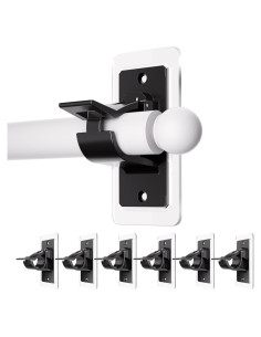 Soportes de Varilla Autoadhesivos Antimbee - Paquete de 6, 9 kg