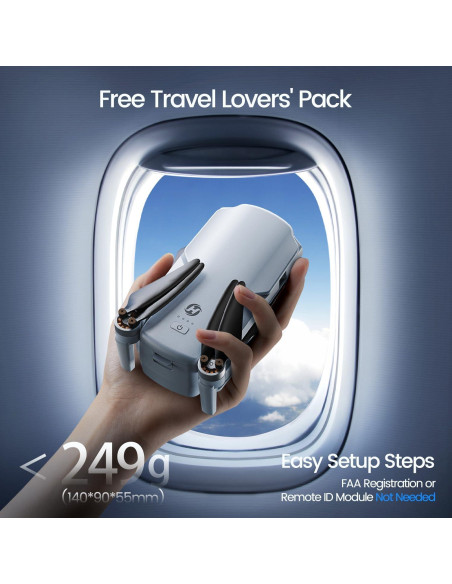 Drone Holy Stone HS360E 4K EIS GPS Ligero 249g para Adultos Drone Holy Stone HS360E 4K EIS GPS Ligero 249g para Adultos