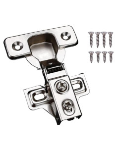 Bisagras de Gabinete KONIGEEHRE Cierre Suave 1/2" (1.27 cm) - 2 Pzas