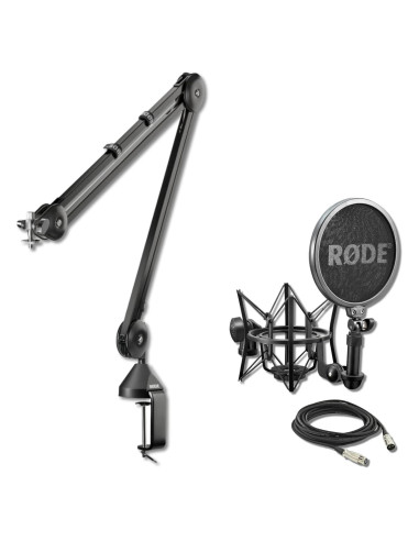Brazo de Micrófono Rode PSA1 con Montura SM6 y Cable XLR 3m