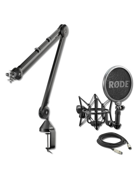 Brazo de Micrófono Rode PSA1 con Montura SM6 y Cable XLR 3m