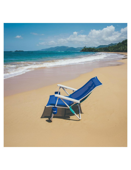 Silla de Playa Shibumi Shade Plegable 136kg Azul Marino