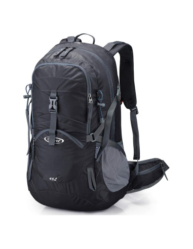 Mochila de Senderismo G4Free 45L Impermeable con Funda Lluvia
