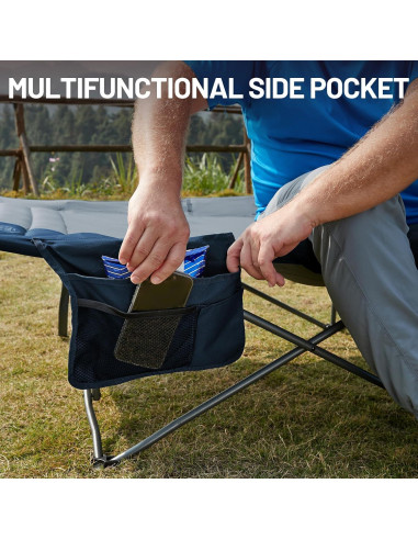 Cama de Camping Plegable Timber Ridge Extra Ancha 203.4x80.8cm