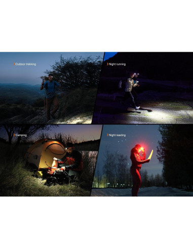 Linterna Frontal Fenix HL18R-T V2.0 800 Lúmenes Recargable USB-C