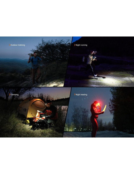 Linterna Frontal Fenix HL18R-T V2.0 800 Lúmenes Recargable USB-C