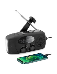 Radio Meteorológica de Emergencia Puyinii AM/FM NOAA 2000mAh